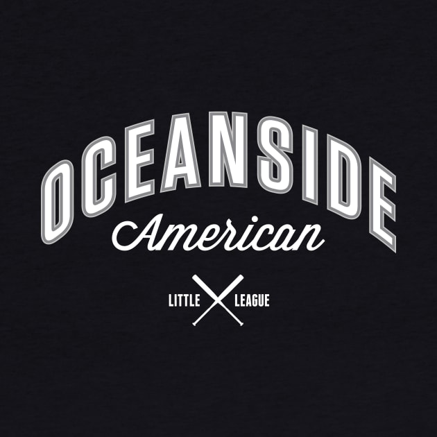 OALL Uniform White Logo - Oceanside American Little League by Oceanside American Little League